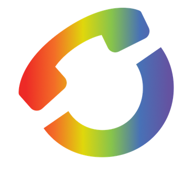 Hörer Logo Regenbogen
